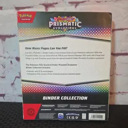 Pokemon TCG Scarlet & Violet Prismatic Evolutions Binder Collection New & Sealed - Image 4