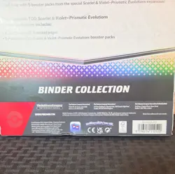 Pokemon TCG Scarlet & Violet Prismatic Evolutions Binder Collection New & Sealed - Image 5