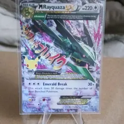Pokemon TCG M Rayquaza EX Celebrations Classic Collection Holo 76/108 - Image 2