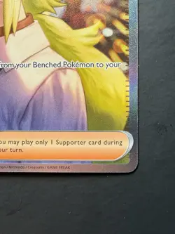 Pokemon TCG N's Plan 170/086 SV Black Bolt SIR Holo Full Art EN - Image 4