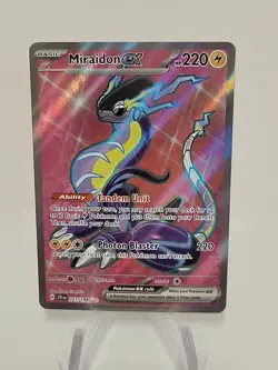 Miraidon ex 227/198 Ultra Rare Scarlet & Violet Pokemon TCG Near Mint - Image 1