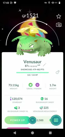 Pokemon Shiny Venusaur Special Background Mega Global Kalos - Tr.a.d.e or P.T.C - Image 1