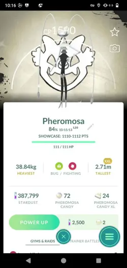 Pokemon Shiny Pheromosa Background Go Fest 2026 - XXL Size (Tr.a.d.e or P.T.C) - Image 1
