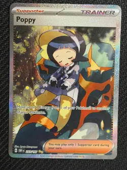 Poppy 227/197 Special Illustration Rare Obsidian Flames Pokemon Near Mint - Image 1