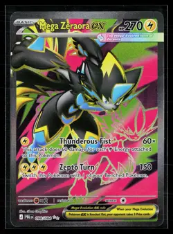 Mega Zeraora ex 098/084 5ban Graphics Ultra Rare Pitch Black Pokemon NM - Image 1