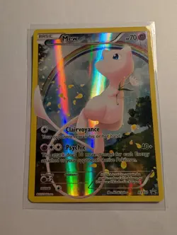 Mew Full Art Generation Promo (XY110) from the 2016 Mythical Pokemon Collection - Image 1