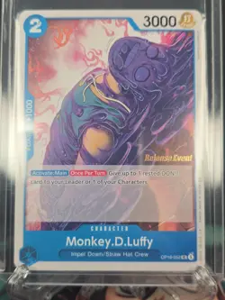 Monkey.D.Luffy OP16-052 Release Event Stamp Promo - One Piece TCG English Card - Image 1