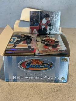 Lot Of 145 1998-99 TOPPS FINEST Box NHL Hockey Cards Refractors, Jumbo, Mystery - Image 2