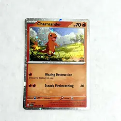 SWIRL Charmander - (Cosmos Holo) 004/165 Miscellaneous Cards & Products Holo - Image 1
