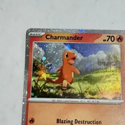 SWIRL Charmander - (Cosmos Holo) 004/165 Miscellaneous Cards & Products Holo - Image 2