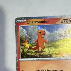 SWIRL Charmander - (Cosmos Holo) 004/165 Miscellaneous Cards & Products Holo - Image 3