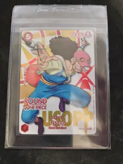 One Piece x Round 1 ENGLISH Promo Card - Usopp OP11-003 - Image 1