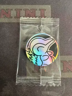 POKEMON CARD OFFICIAL COIN Cyndaquil prizm Chinese LIMITTED - Image 1