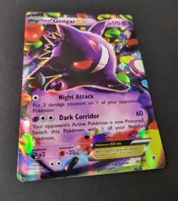 Gengar EX 34/119 - Phantom Forces *NM* Holo Rare Pokemon Card *Free Tracking* - Image 3