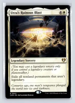Urza's Ruinous Blast 842 REGULAR Commander Masters Magic: The Gathering LP - Image 1
