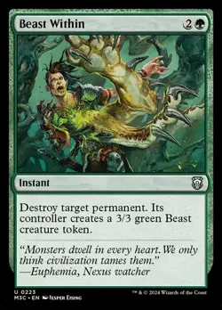 Beast Within X1 RIPPLE FOIL-NM/M- Commander: Modern Horizons 3 - Image 1