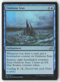 Ominous Seas 61 Uncommon Ikoria: Lair of Behemoths Magic: The Gathering Foil NM - Image 1