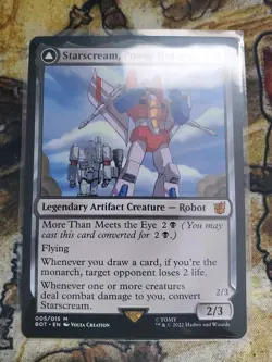 MTG Magic the Gathering Starscream, Power Hungry (5/60) Transformers LP - Image 1