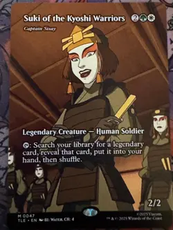 Suki of the Kyoshi Warriors - Captain Sisay (Borderless) 47 Avatar NM - Image 1