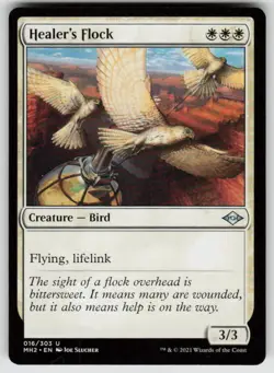 Healer's Flock 16 Uncommon Modern Horizons 2 Magic: The Gathering Near Mint - Image 1