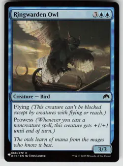 Ringwarden Owl 68 Common The List Reprints Magic: The Gathering Near Mint - Image 1