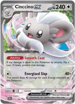 Cinccino ex 073/086 Double Rare Chaos Rising Pokemon NM/M - Image 4