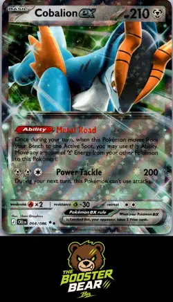 Cobalion ex 064/086 Double Rare Chaos Rising Pokemon NM/M - Image 1