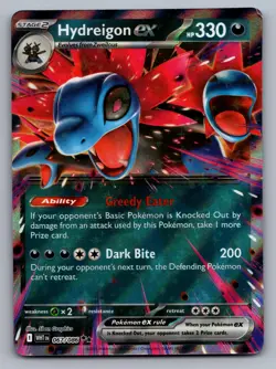 HYDREIGON EX 067/086 DOUBLE RARE WHITE FLARE POKEMON NM - Image 1