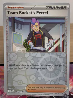 TEAM ROCKET'S PETREL 176/182 UNCOMMON DESTINED RIVALS POKEMON REVERSE HOLO NM - Image 1