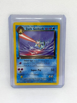 Dark Golduck Rocket Set 37/82 First Edition Pokemon Trading Card - Image 1