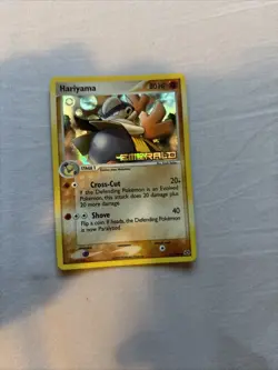 Pokemon TCG Hariyama 31/106 Reverse Holo EX Emerald LP - Image 1