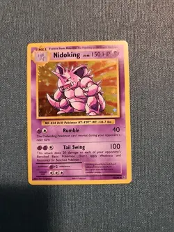 Nidoking 45/108 Holo Rare Holo XY - Evolutions Pokemon TCG LP - Image 1