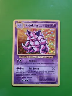 Pokemon Nidoking TCG XY Evolutions Holo Card 45/108 Rare LP - Image 1
