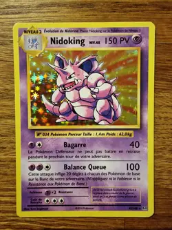 Nidoking 45/108 - Holo Card Rare - Pokemon TCG XY Evolutions - LP - FRENCH CARD - Image 1