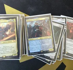 MTG Warhammer 40k Commander Deck - Forces of the Imperium Precon - Sleeved - Image 4