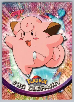 Clefairy #35 Topps Trading Cards Series 1 Pokemon NM - Image 1