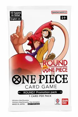 Round 1 One Piece Trading Card Game Promo - 10 Packs - English - Phase 2 PRESALE - Image 1