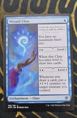 1 MTG Wizard Class Adventures in the Forgotten Realms 081/281 Regular Uncommon - Image 1