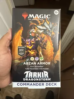 Abzan Armor - Tarkir: Dragonstorm Commander Deck Magic MTG New Factory Sealed - Image 1
