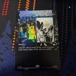 Extinction Event - BORDERLESS FOIL - NM - Marvel Super Heroes - Sorcery - Image 2