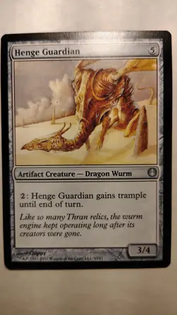 Henge Guardian – Duel Decks: Knights vs. Dragons – NM – Magic the Gathering MTG - Image 1