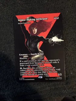 MTG Dauthi Voidwalker (Widow-Making Infiltrator) Borderless - Marvel Universe - Image 1