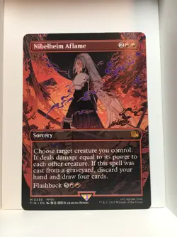 Nibelheim Aflame (Borderless) Final Fantasy Regular - Image 1