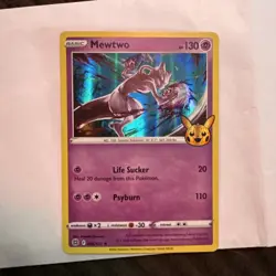 Mewtwo 056/172 Trick Or Trade Halloween Holo Rare Promo Pokemon TCG 2022 NM - Image 1
