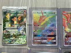 Pokemon Card Lot with Charmander 044 Promo Raquaza GX 177 Full Art Holo G2U - Image 3