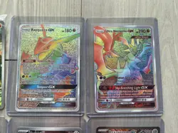 Pokemon Card Lot with Charmander 044 Promo Raquaza GX 177 Full Art Holo G2U - Image 4