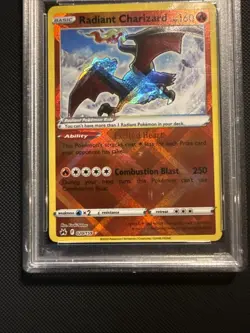 Pokemon 2023 Crown Zenith Radiant Charizard 020/159 Holo PSA 9 - Image 3