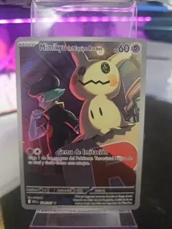 SPANISH Pokemon TCG Team Rocket's Mimikyu 238/217 IR Holo Full Art - Image 1