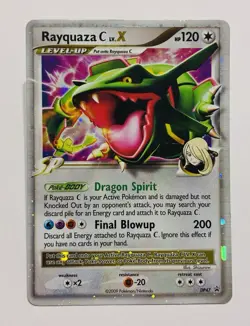 The Pokemon Company Rayquaza C LV.X DP47 Diamond and Pearl Promo Holo 120 HP Eng - Image 1