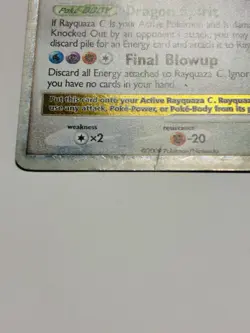The Pokemon Company Rayquaza C LV.X DP47 Diamond and Pearl Promo Holo 120 HP Eng - Image 5
